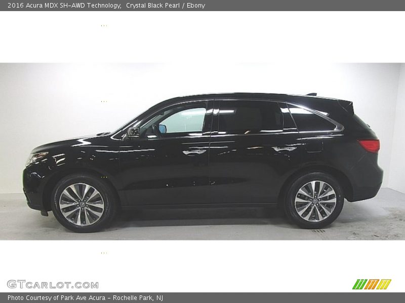 Crystal Black Pearl / Ebony 2016 Acura MDX SH-AWD Technology