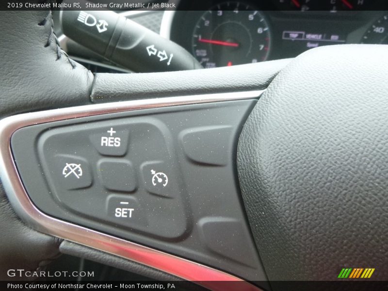 Shadow Gray Metallic / Jet Black 2019 Chevrolet Malibu RS