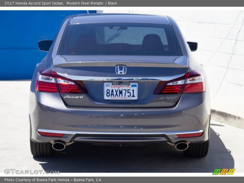 Modern Steel Metallic / Black 2017 Honda Accord Sport Sedan