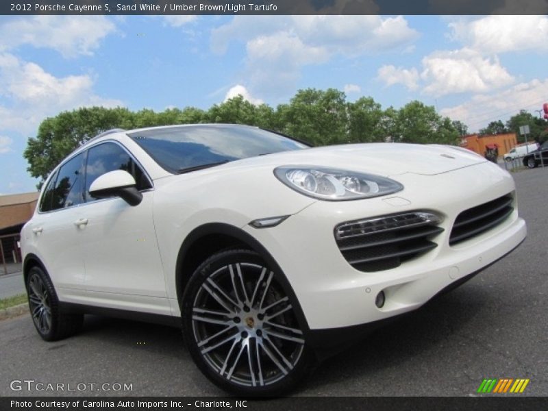 Sand White / Umber Brown/Light Tartufo 2012 Porsche Cayenne S