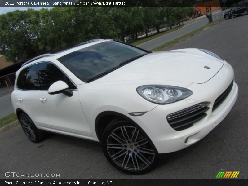 Sand White / Umber Brown/Light Tartufo 2012 Porsche Cayenne S