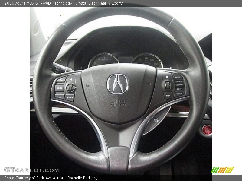 Crystal Black Pearl / Ebony 2016 Acura MDX SH-AWD Technology
