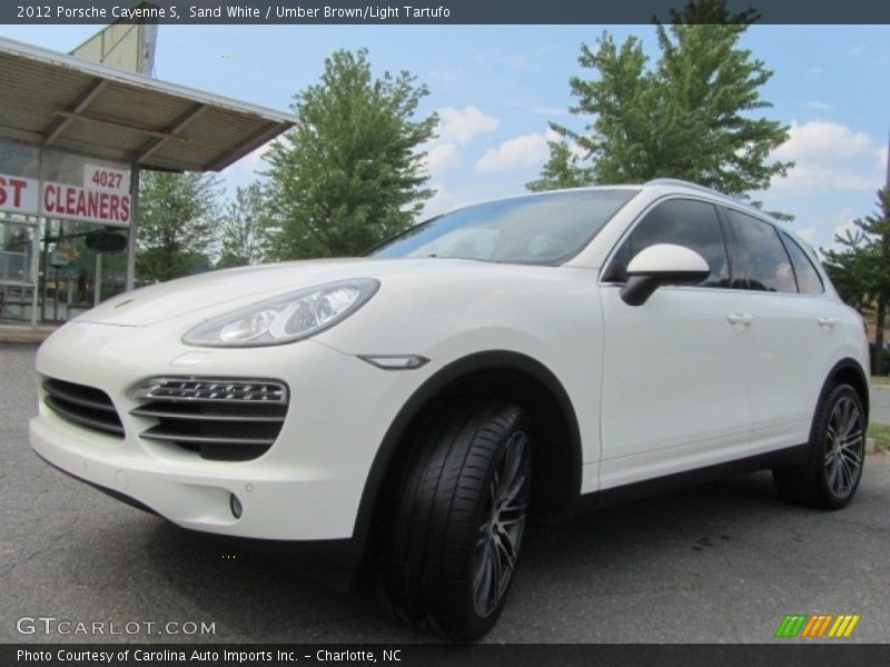Sand White / Umber Brown/Light Tartufo 2012 Porsche Cayenne S