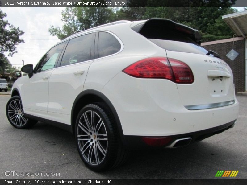 Sand White / Umber Brown/Light Tartufo 2012 Porsche Cayenne S