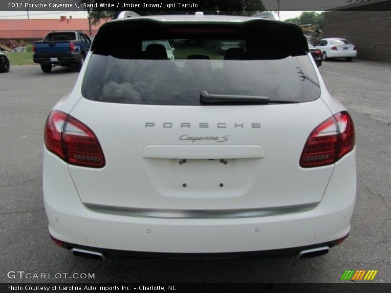 Sand White / Umber Brown/Light Tartufo 2012 Porsche Cayenne S