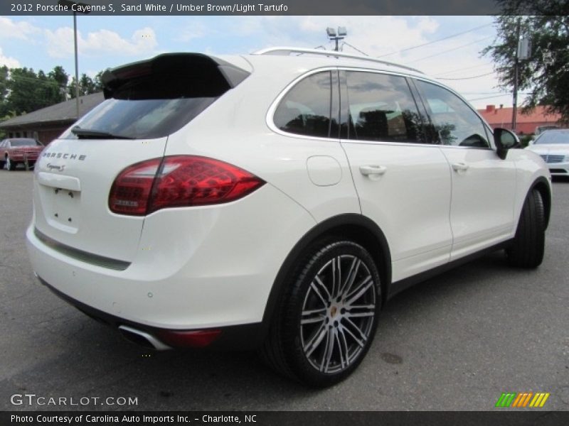 Sand White / Umber Brown/Light Tartufo 2012 Porsche Cayenne S