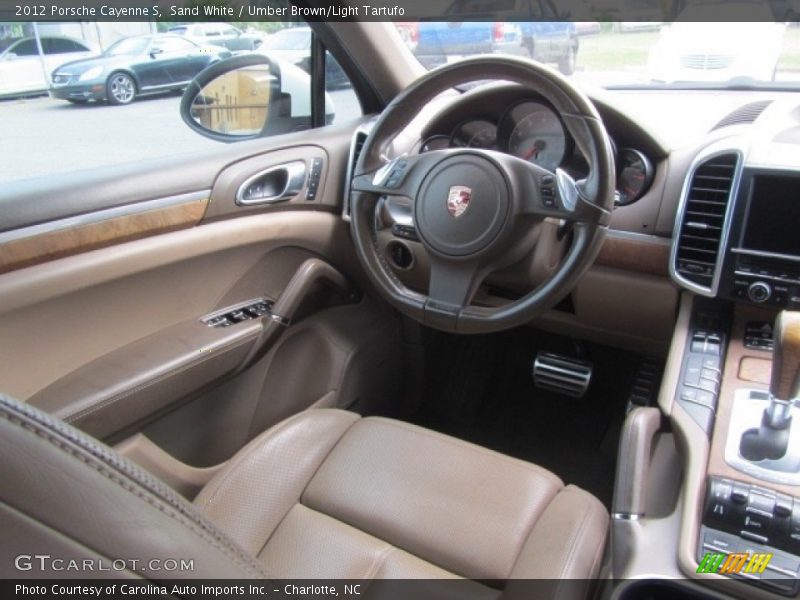 Sand White / Umber Brown/Light Tartufo 2012 Porsche Cayenne S