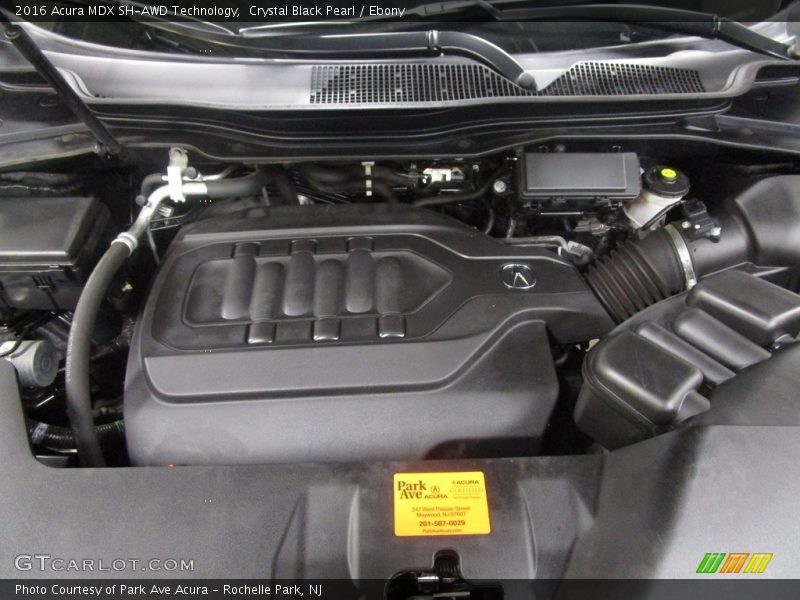 Crystal Black Pearl / Ebony 2016 Acura MDX SH-AWD Technology