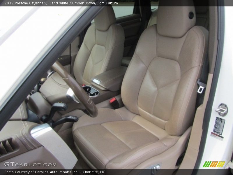 Sand White / Umber Brown/Light Tartufo 2012 Porsche Cayenne S