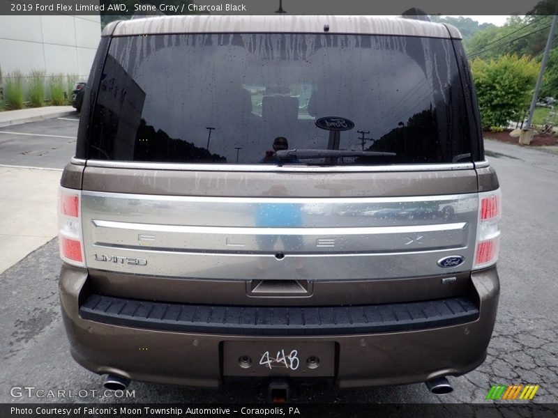 Stone Gray / Charcoal Black 2019 Ford Flex Limited AWD