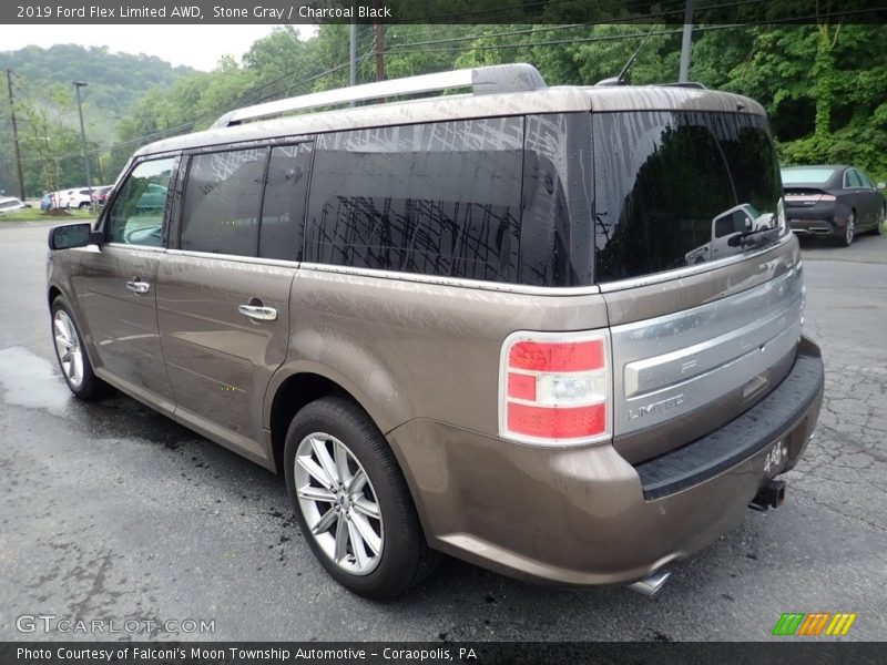 Stone Gray / Charcoal Black 2019 Ford Flex Limited AWD