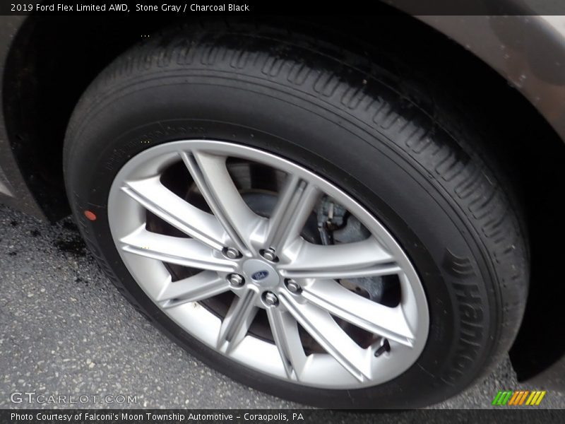 Stone Gray / Charcoal Black 2019 Ford Flex Limited AWD