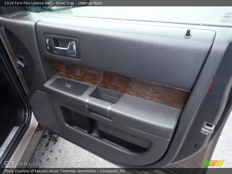 Stone Gray / Charcoal Black 2019 Ford Flex Limited AWD