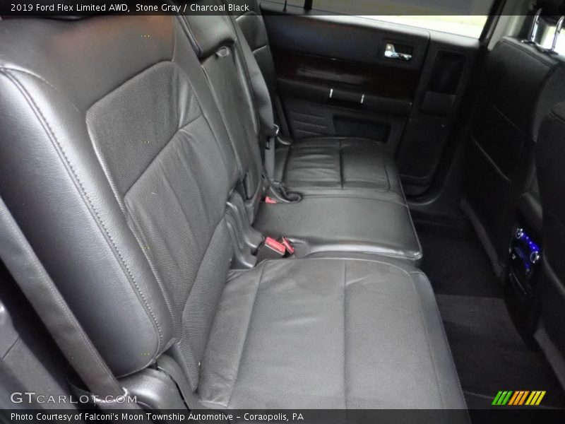 Stone Gray / Charcoal Black 2019 Ford Flex Limited AWD
