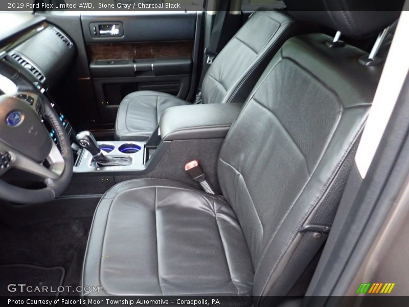 Stone Gray / Charcoal Black 2019 Ford Flex Limited AWD