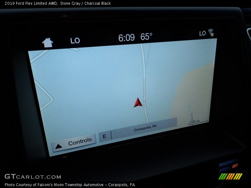 Stone Gray / Charcoal Black 2019 Ford Flex Limited AWD