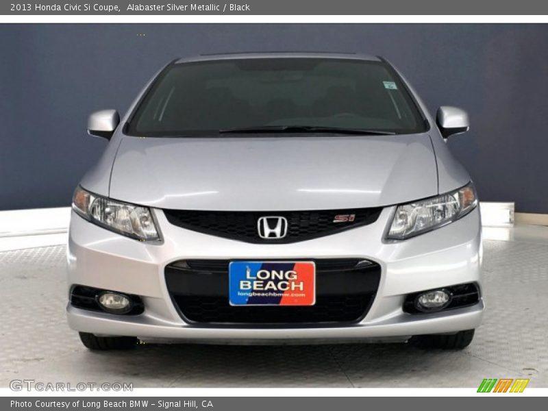 Alabaster Silver Metallic / Black 2013 Honda Civic Si Coupe