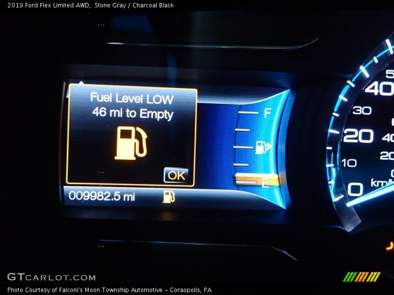 Stone Gray / Charcoal Black 2019 Ford Flex Limited AWD