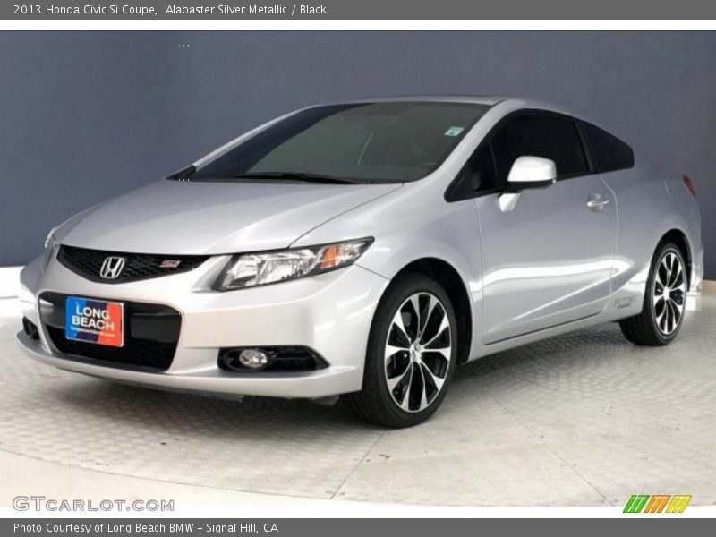 Alabaster Silver Metallic / Black 2013 Honda Civic Si Coupe