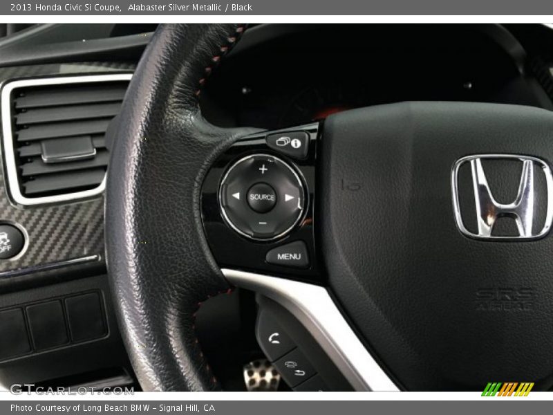 Alabaster Silver Metallic / Black 2013 Honda Civic Si Coupe