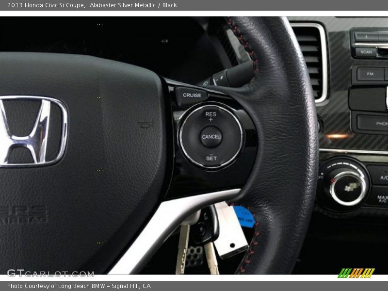 Alabaster Silver Metallic / Black 2013 Honda Civic Si Coupe