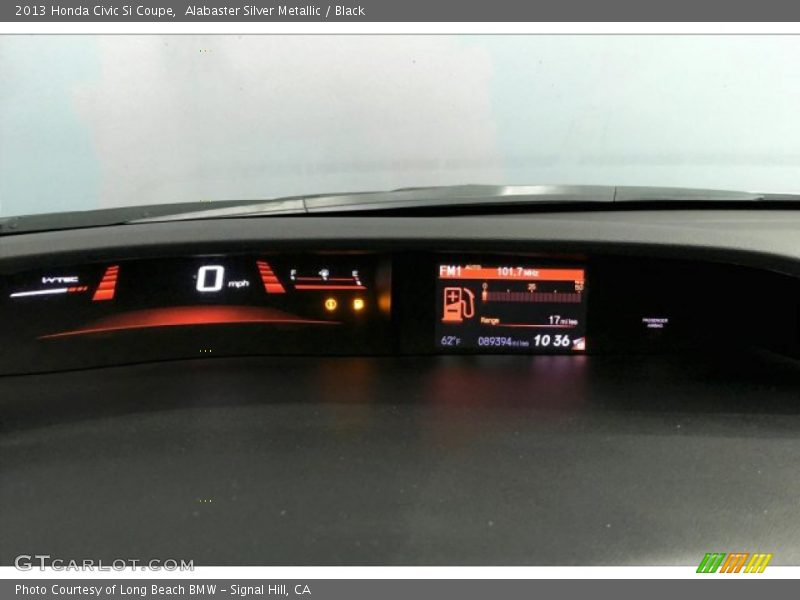 Alabaster Silver Metallic / Black 2013 Honda Civic Si Coupe
