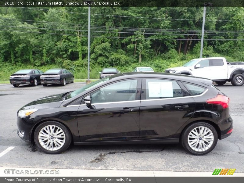 Shadow Black / Charcoal Black 2018 Ford Focus Titanium Hatch