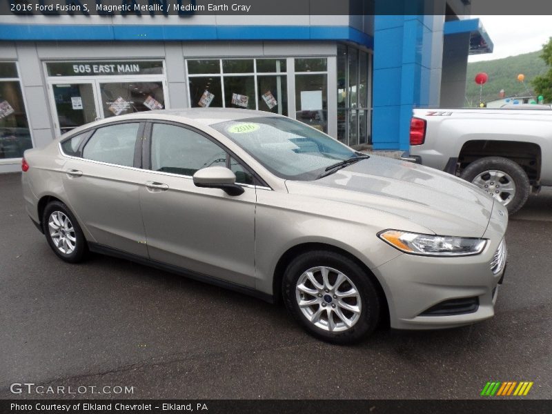 Magnetic Metallic / Medium Earth Gray 2016 Ford Fusion S