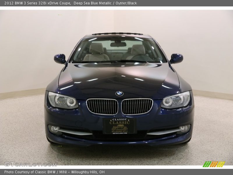 Deep Sea Blue Metallic / Oyster/Black 2012 BMW 3 Series 328i xDrive Coupe
