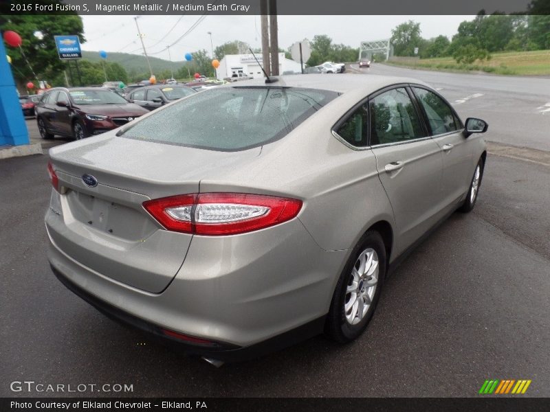Magnetic Metallic / Medium Earth Gray 2016 Ford Fusion S