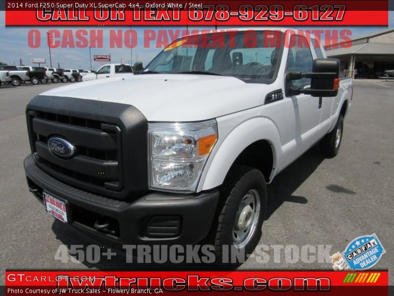 Oxford White / Steel 2014 Ford F250 Super Duty XL SuperCab 4x4
