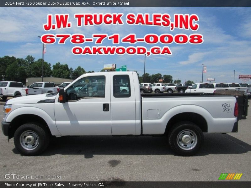 Oxford White / Steel 2014 Ford F250 Super Duty XL SuperCab 4x4
