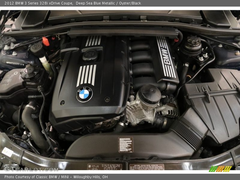 Deep Sea Blue Metallic / Oyster/Black 2012 BMW 3 Series 328i xDrive Coupe