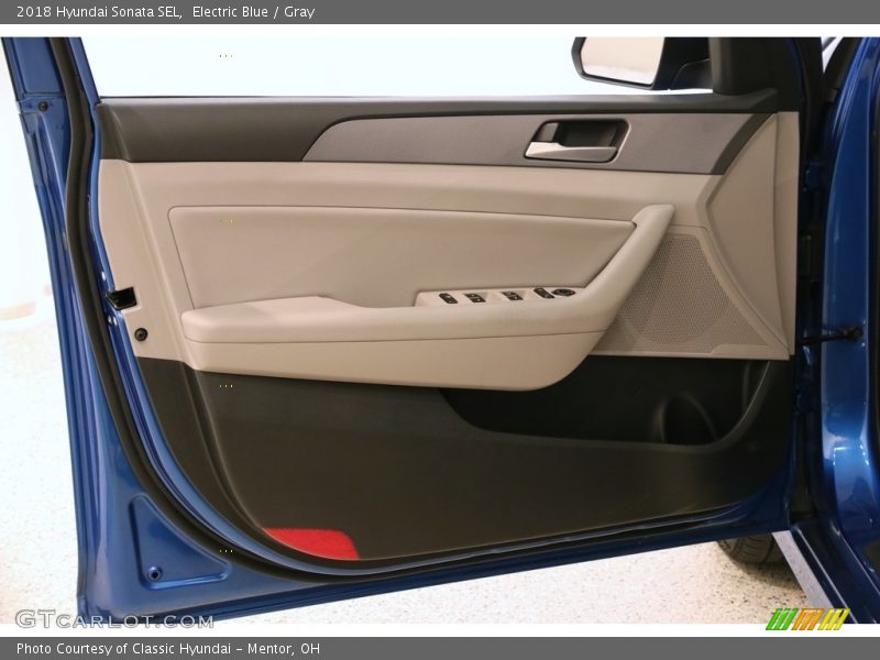 Electric Blue / Gray 2018 Hyundai Sonata SEL