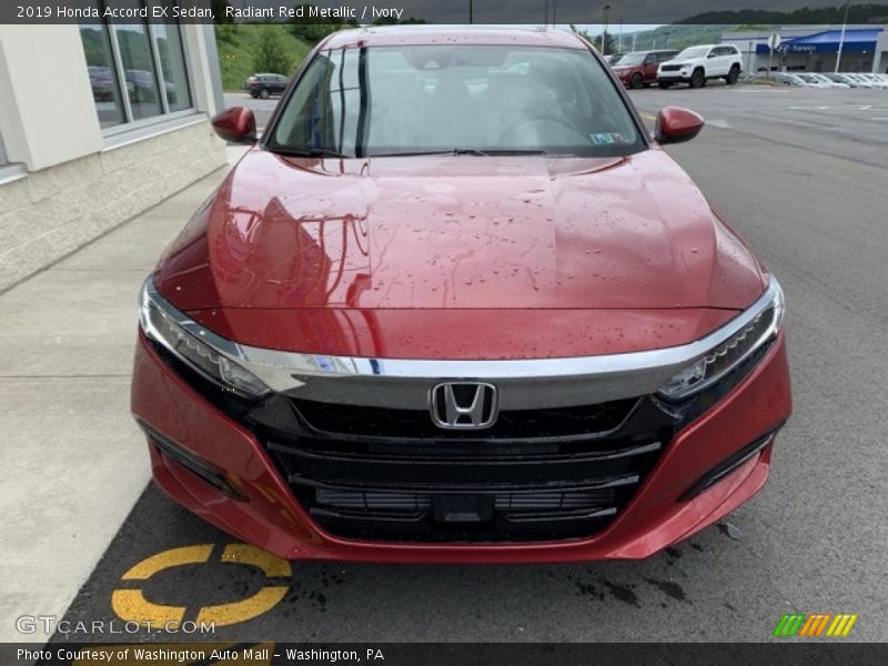 Radiant Red Metallic / Ivory 2019 Honda Accord EX Sedan