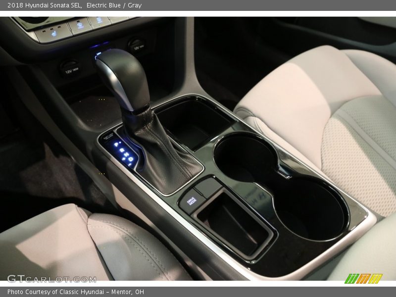 Electric Blue / Gray 2018 Hyundai Sonata SEL