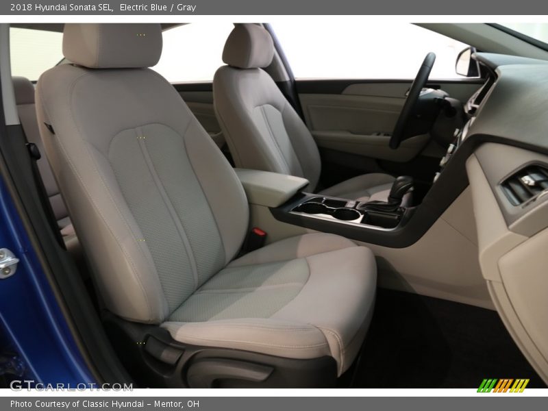 Electric Blue / Gray 2018 Hyundai Sonata SEL