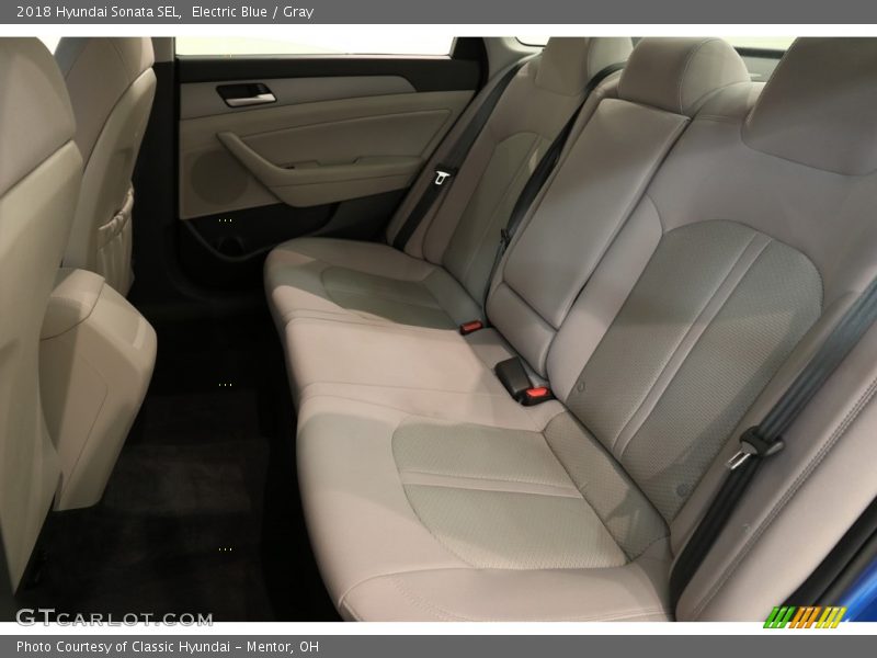 Electric Blue / Gray 2018 Hyundai Sonata SEL