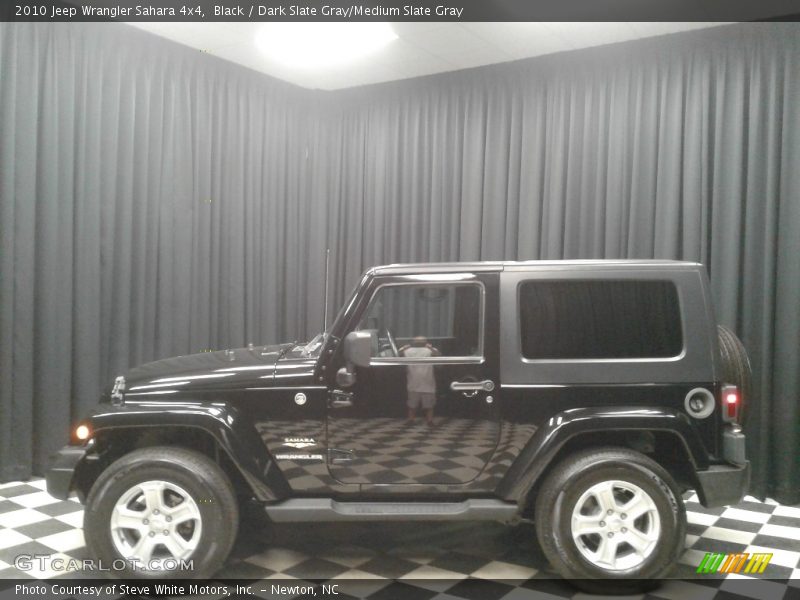 Black / Dark Slate Gray/Medium Slate Gray 2010 Jeep Wrangler Sahara 4x4
