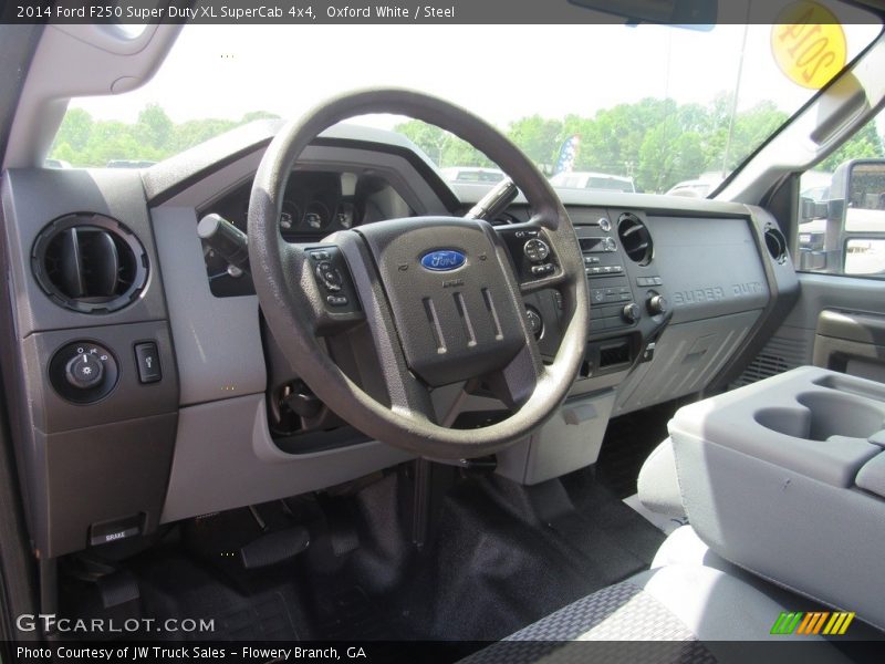 Oxford White / Steel 2014 Ford F250 Super Duty XL SuperCab 4x4