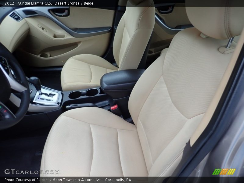 Desert Bronze / Beige 2012 Hyundai Elantra GLS