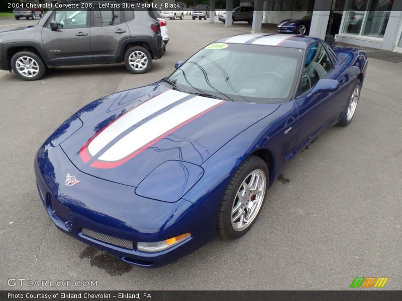 LeMans Blue Metallic / Black 2004 Chevrolet Corvette Z06