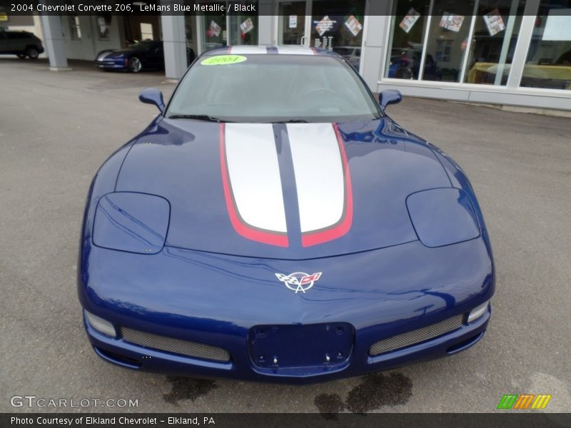 LeMans Blue Metallic / Black 2004 Chevrolet Corvette Z06