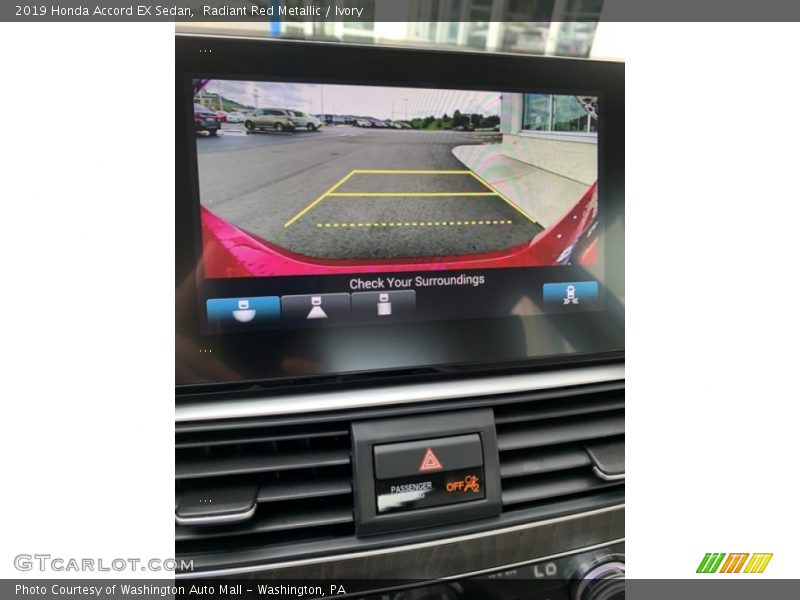 Radiant Red Metallic / Ivory 2019 Honda Accord EX Sedan