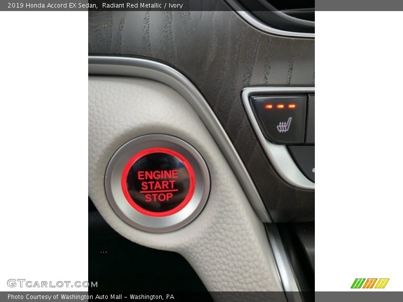 Radiant Red Metallic / Ivory 2019 Honda Accord EX Sedan