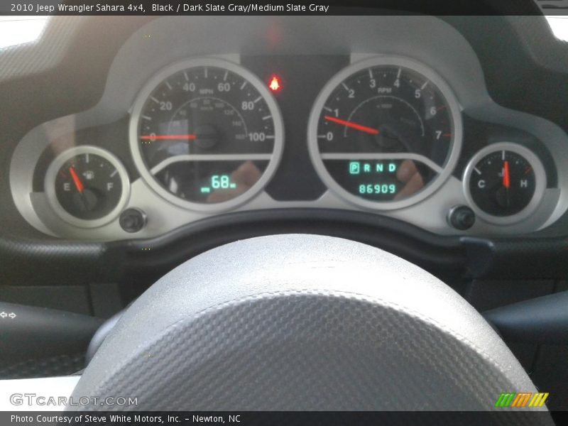 Black / Dark Slate Gray/Medium Slate Gray 2010 Jeep Wrangler Sahara 4x4