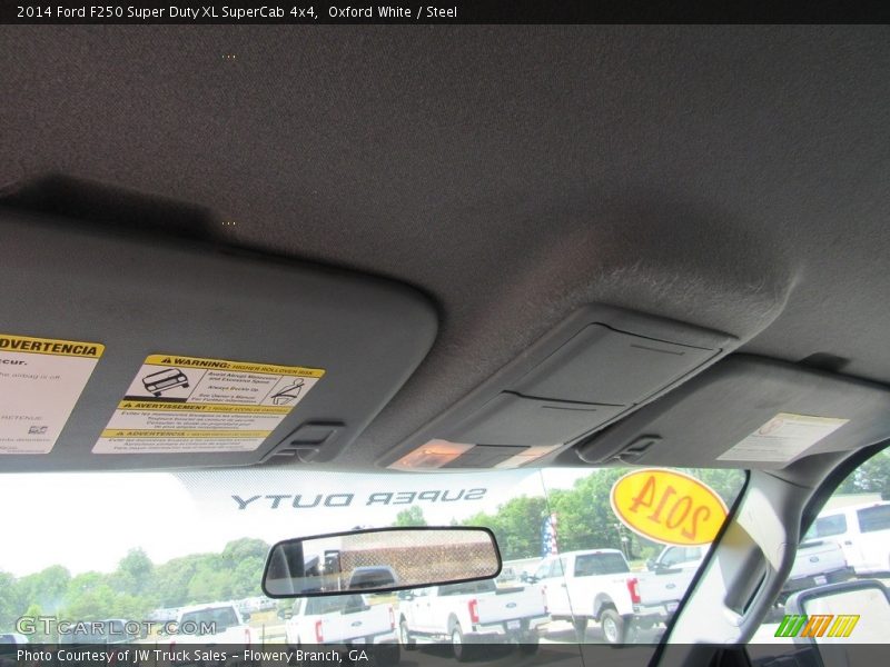Oxford White / Steel 2014 Ford F250 Super Duty XL SuperCab 4x4