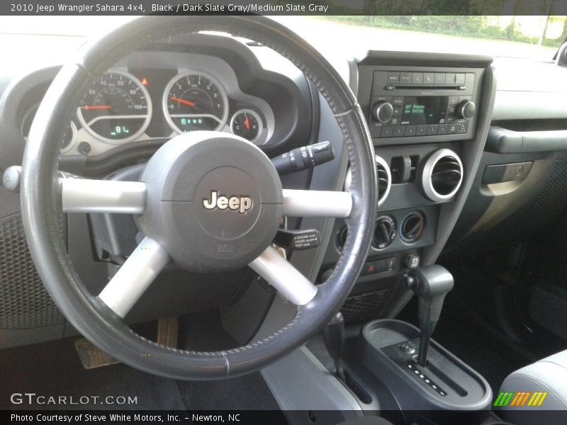 Black / Dark Slate Gray/Medium Slate Gray 2010 Jeep Wrangler Sahara 4x4
