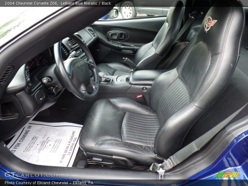 LeMans Blue Metallic / Black 2004 Chevrolet Corvette Z06