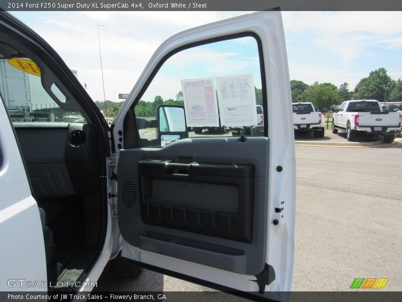 Oxford White / Steel 2014 Ford F250 Super Duty XL SuperCab 4x4